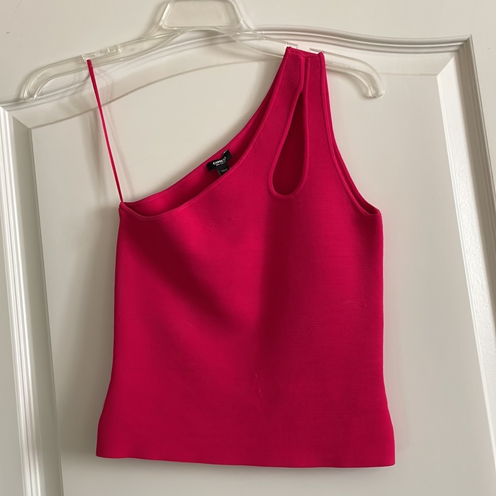Hot Pink Asymmetrical Top Body Contour